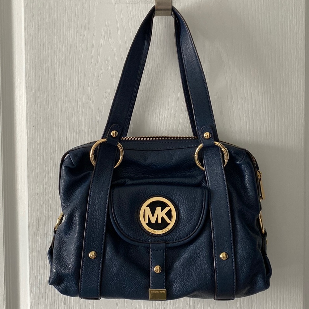 Michael Kors Navy Bag - Picture 1 of 6
